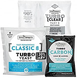 (image for) stillspirits classic8 PACK 1 x yeast+turbo clear+turbo carbon